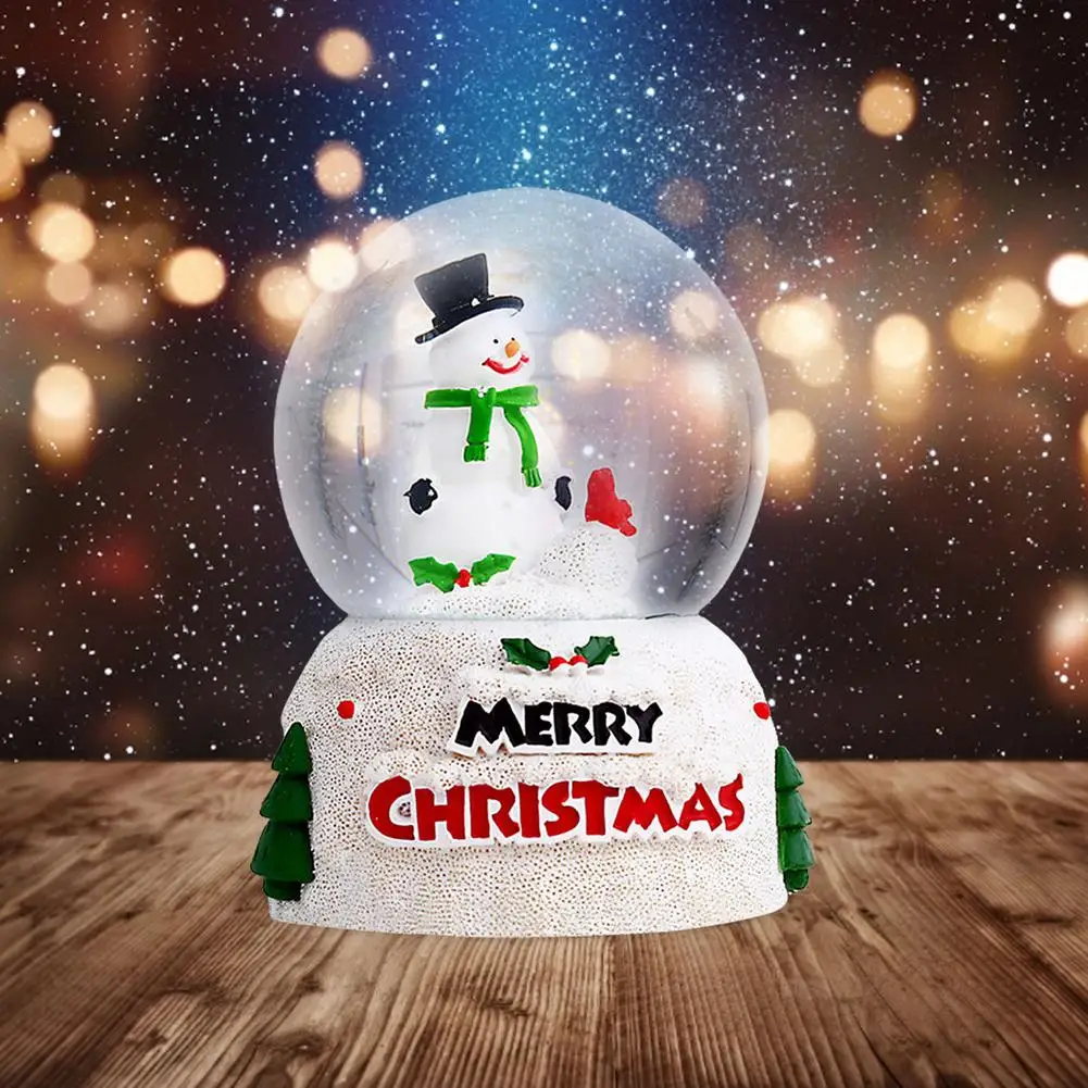 2022 Karácsonyi Kristály Snow Ball Mikulás Üveg Labdát, Asztali Dekoráció, Karácsonyi, újévi Ajándék, lakberendezési Navidad #WO - 0