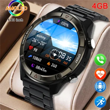 SIHUI 4G RAM-466*466 Képernyő SmartWatch a Férfiak Mindig Műsor Bluetooth Hívás Helyi Zene Sport Smartwatch Android ios Óra