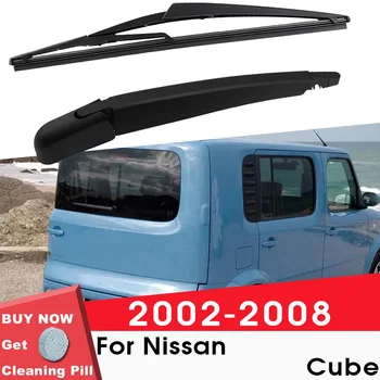 BEMOST Autó Hátsó Ablaktörlő Kar Pengék Kefék Nissan Cube 2002-2008 Ferdehátú Szélvédő Auto Stílus