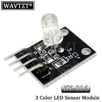 WAVTZT Intelligens Elektronika 4 tűs RGB Modul KY-016 Három Szín 3 Szín RGB LED Érzékelő Modul az Arduino DIY Starter Kit KY016