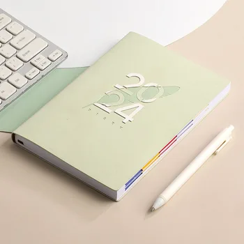 Dombornyomott Folyamat Naptár Tervezés Könyvek Hordozható Írható Menetrend Notebook Születésnapi Ajándék