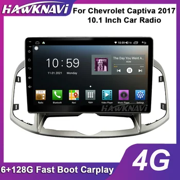 Hawknavi 10.1 Inch 2 Din autórádió A Chevrolet Captiva 2017 Autóipari Audio -, Multimédia-Lejátszó, Hifi Fejegység DSP Carplay