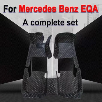 Autószőnyeg Teljes Készlet Mercedes Benz EQA 2021~2023 Anti-kosz Párna Vízálló Szőnyegek Autó Szőnyeg Autó Tartozékok Belső