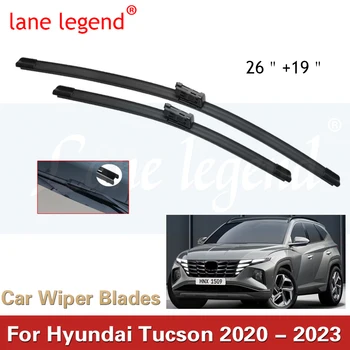 Autó Ablaktörlő LHD Első Ablaktörlő Lapátok Hyundai Tucson 2020 - 2023 Szélvédő Szélvédő Tiszta Ablak Autó Eső Kefék 26