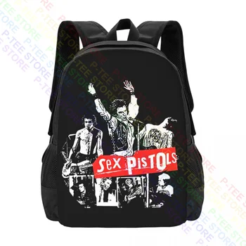 A Sex Pistols Nem Kell A Süket Duma Zenekar LogoBackpack Nagy Kapacitású Cipő, Táska, Szabadtéri Futás
