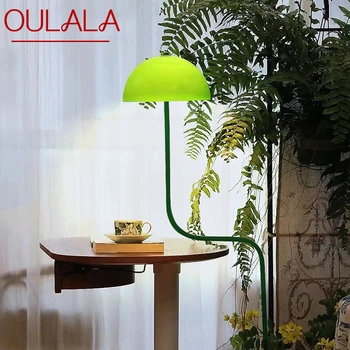 OULALA Északi Zöld állólámpa Divat Művészet Modern Család nappali Hálószoba Kreativitás LED Dekorációs Állandó Fény
