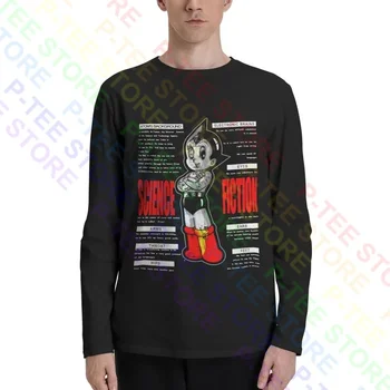 Evintage Astro Boy Hatalmas Atom-3D Hologram Tezuka Produkciók Hosszú Ujjú póló T-shirt Póló Legjobb Trend