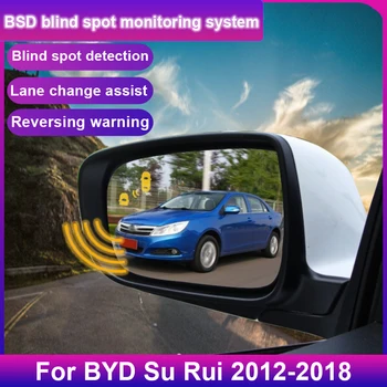 Autó holttér-figyelő Rendszer BSD BSA BSM Parkoló Radar Érzékelő Lane Assist Változik A BYD Su Rui 2012-2018