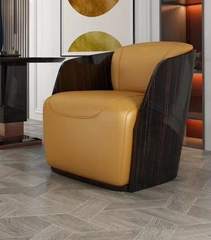 Olasz fény luxus szabadidő bőr kanapé szabadidő szék tárgyalás egyetlen szék bőr kanapé tervező szabadidő kanapé