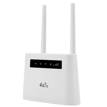 Fehér Vezeték nélküli Kártya LTE Router Repeater 4G Sim-Kártya Router Mobile Hotspot Megosztás R102 A Home Office EU-Csatlakozó