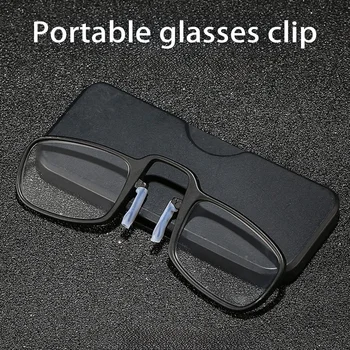 2023 Mini Szemüvege Az Orra Klip Presbyopic Szemüveg Szemüveg Hordozható Idős Presbyopic Szemüveg, Szemüveg Case1.0-2.5