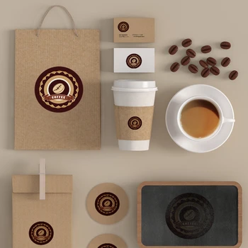 500 Darab Kávét Iszik Matrica Ajándék Wrap Címkék Tömítő Matricák Kávét Üdvözlő Csomag Cukorkát Táskák