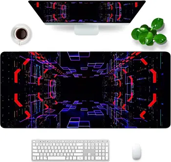 XXL Gaming Mouse Pad 35x15.7x0.12 colos Asztal gumiszőnyeg Extra Nagy egérpad, egyedi Design, Laptop, Számítógép PC