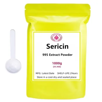 50-1000g Természetes, 100% Selyem Sericin Por Selyem Peptid / sericin Por / Csökkenti a Ráncokat / Késlelteti az Öregedés / Hidratáló