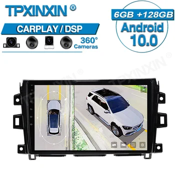 128G NISSAN NP300 Navara 2014+ Android Autó 360 HD Auto Surround View Kamera Autó Multimédia Lejátszó Sztereó Rádió GPS Navigtion