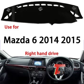 TAIJS gyári minőségű anti-piszkos Bőr műszerfal fedezni Mazda 6 2014-2015 jobbkormányos