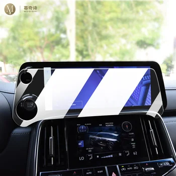 A Lexus LX600 2022-2024 Autó Belső középkonzol képernyővédő megeresztés üveg film Anti karcolás LCD képernyő Anti kék fény