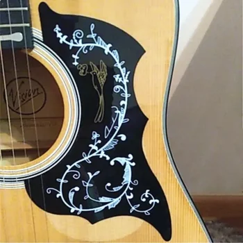1db Népi Akusztikus Gitár kiváló Minőségű öntapadós Vegye Matricát Akusztikus Guitarra Tartozékok Gitár Test Védelem Matrica