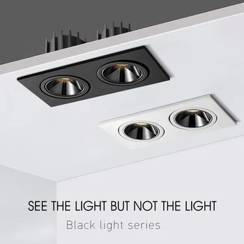LED Beépíthető Mennyezeti Süllyesztett Led Spot 110V, 220V Reflektorfénybe Nappali Fény Lámpatest, Mennyezeti Lámpa, Otthoni Konyha, Fedett