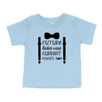 Jövő Női Férfi Kisgyermek Gyerekek Shirt Mama Fiú, Gyerek Póló, Vicces Kisgyermek Fiúk Ajándék