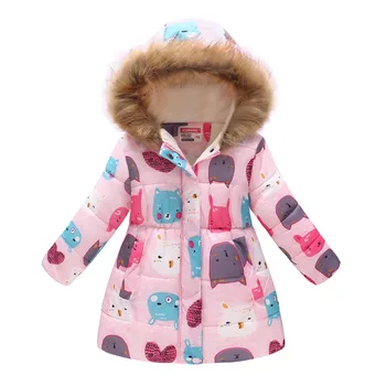 2023 téli hosszú pamut kabát kabát lány ruházat gyermek ruházat vastagabb felsőruházat parka gyerekek 3-10 Éves Lány
