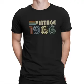 TShirt Vintage 1966 Szülinapi Alapvető Túlméretezett Póló Férfi Ruhák Trendi Nyomtatás