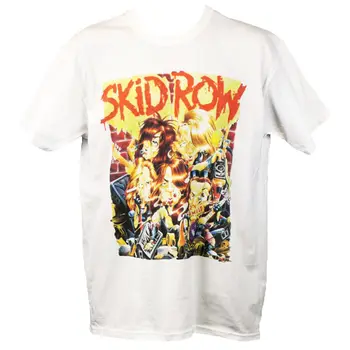 A Skid Row Heavy Metal, Hard Rock Band Koncert Plakát póló Unisex Grafikus Felső Új