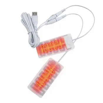USB-Fűtés Film USB Carbon Fiber Fast-Fűtés Pad Téli Szabadtéri Kéz, Láb Melegebb Ruhát, Mellény, Kabát, Cipő, Zokni, Kesztyű