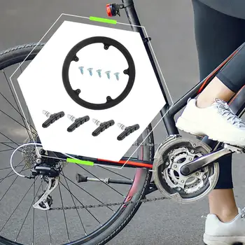 Kerékpár Lánc Kerék Protector Hajtóművel Kerek Hordozható a fékbetétek Kerékpár Chainring Kerékpár Lánc Őr BMX Kerékpár Bicikli Alkatrészek