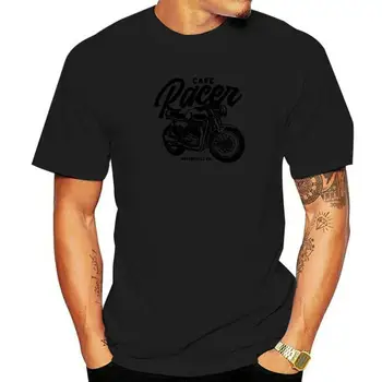 Cafe Racer Vintage póló, Ruházat, Motoros, Motor Racing Moto Sebességű Motoros Pamut Férfi póló Új Tee Tshirt Női Felsők
