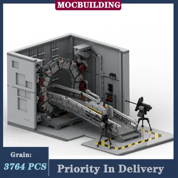 MOC Csillagkapu Makett 3D-s Modell építőkocka Közgyűlés Tér Film Gyűjtemény-Sorozat, Játék, Ajándék