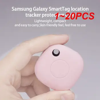 1~20DB SmartTag Esetben Hordozható Védő tok Galaxy SmartTag / Smart Tag Plus Lágy, Szilikon Védő Bőr Borító
