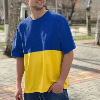 Férfi T-Shirt Alkalmi 3D Nyomtatott póló Férfi Rövid Ujjú Király Tee Hazafias Póló