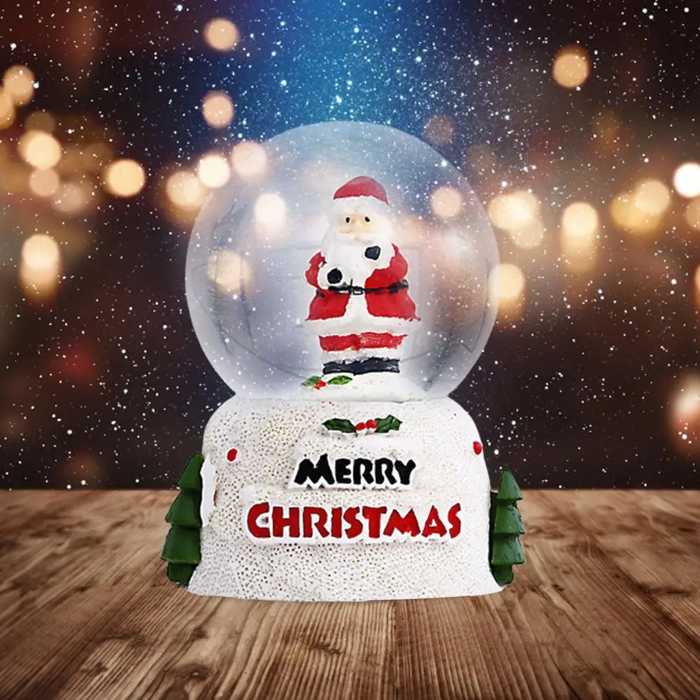 2022 Karácsonyi Kristály Snow Ball Mikulás Üveg Labdát, Asztali Dekoráció, Karácsonyi, újévi Ajándék, lakberendezési Navidad #WO - 1