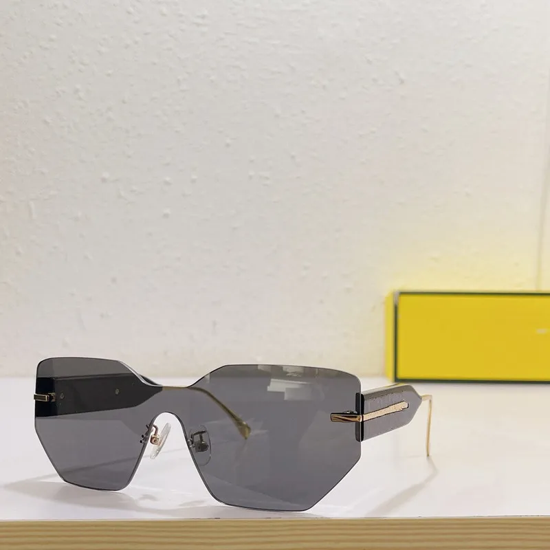 2023 Ultra magas színvonalú integrált keret nélküli napszemüveg női divatos színes napszemüveg, kültéri UV álló szemüveg - 1