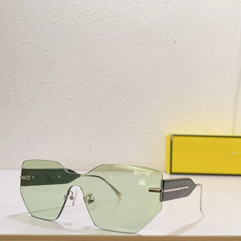 2023 Ultra magas színvonalú integrált keret nélküli napszemüveg női divatos színes napszemüveg, kültéri UV álló szemüveg - 2