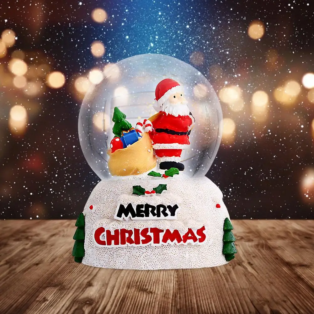 2022 Karácsonyi Kristály Snow Ball Mikulás Üveg Labdát, Asztali Dekoráció, Karácsonyi, újévi Ajándék, lakberendezési Navidad #WO - 3