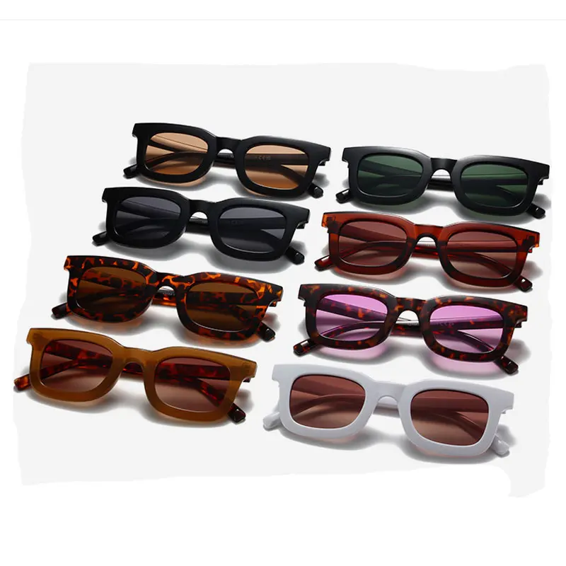 2024 Márka Téglalap Napszemüveg, Női Divat Tér Kis Keret napszemüvegek Népszerű a Férfiak Klasszikus Vintage Szemüveg Oculos De Sol - 3