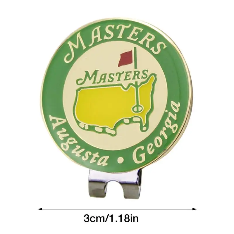 Golf Kalap Klip Mágneses Golf Klipek Mágnes Mark Golf Labda Helyzetét Cserélhető Fém Különböző Stílusok Golf Jelölő Golfozó Ajándék - 5
