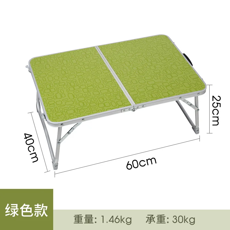 Összecsukható asztal kültéri hordozható többfunkciós könnyű, hordozható háztartási kényelmes összecsukható kis asztal ágy asztal - 5