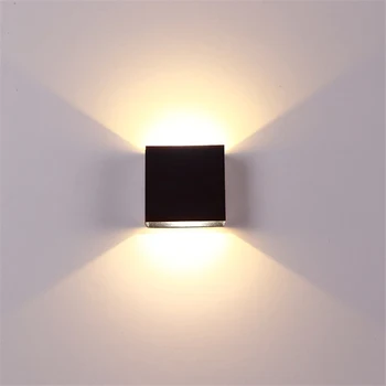 Beltéri 6W LED Fali Lámpa AC85-265V Alumínium Díszíteni Fali Gyertyatartó hálószoba LED Fali Lámpa meleg Fehér /Natúr Fehér / Hideg Fehér
