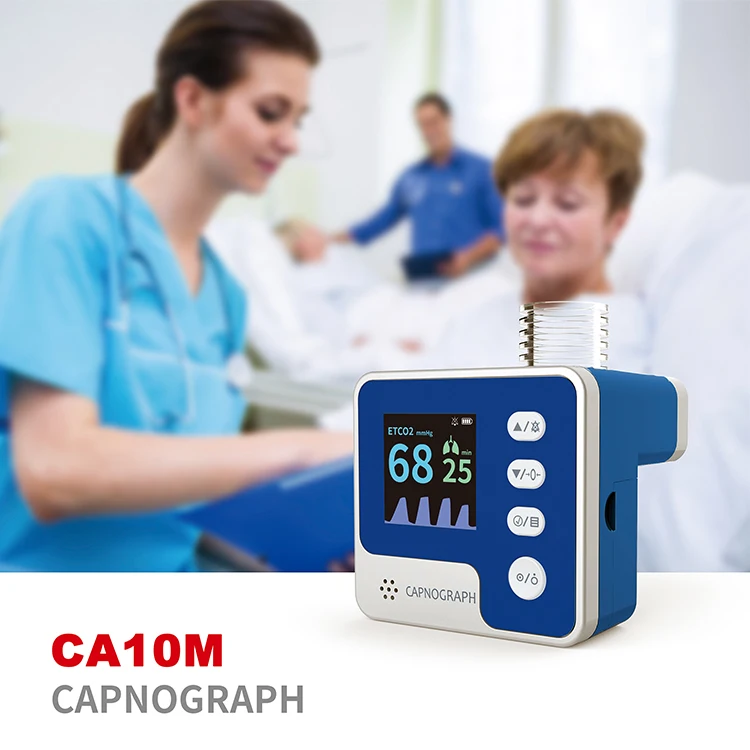 CA10M hordozható etco2 capnograph monitor monitor, de etco2 paciente diagnosztika etco2 - 1